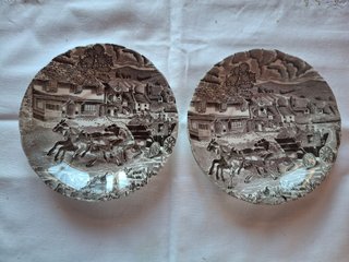 2 Platos Decorativos Pontesa