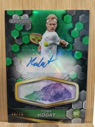 Cromo Topps Graphite Toby Kodat Autógrafo 2024