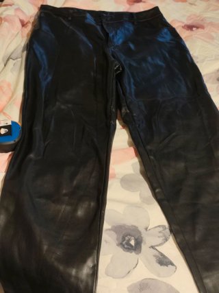 Pantalón Kiabi Piel Sintética Negro