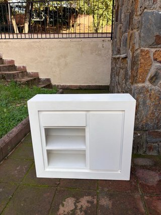 Mueble recibidor blanco