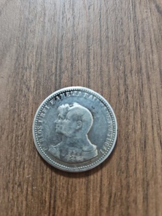 Moneda 500 Reis Portugal 1898 Plata