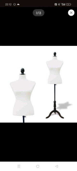 Maniquí de Costura Blanco