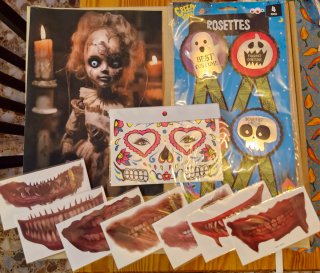 Lote de Decoración y Accesorios Halloween