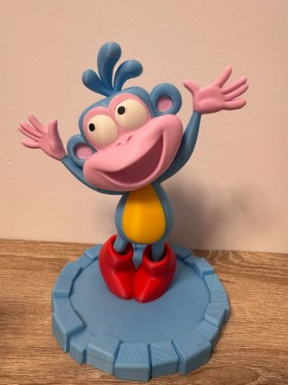 Figura 3D Mono Botas