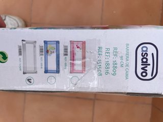 Barrera de cama Asalvo 90 cm GRIS