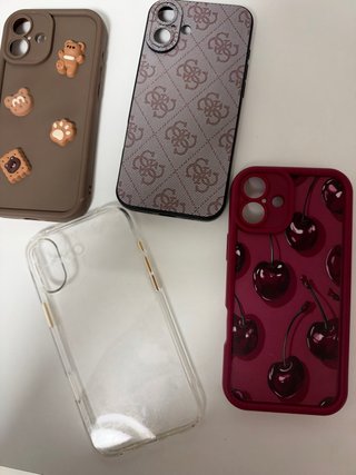 Lote de 4 Fundas para iPhone 16 Plus