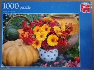 Puzzle Frutas y Flores