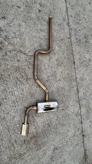 Tubo de escape de acero inoxidable