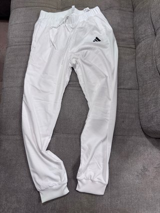 Pantalón de Chándal Adidas Blanco