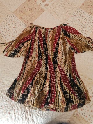 Blusa Estampada Multicolor bonita
