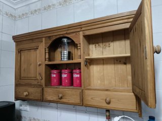 Mueble de cocina rústico de madera