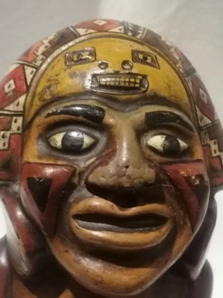 Figura de Terracota Bruñida