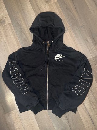 Sudadera Nike Air Negra Cropped