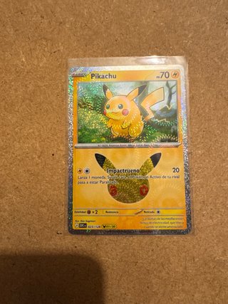 Carta Pokémon Pikachu 30 Aniversario