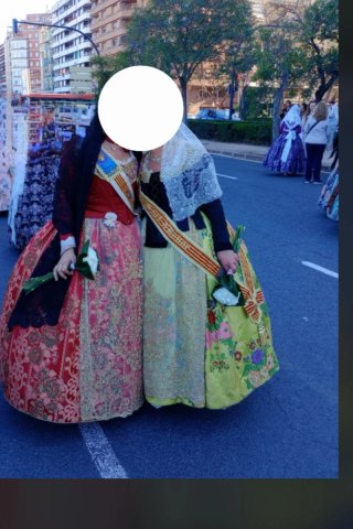 Traje de fallera completo