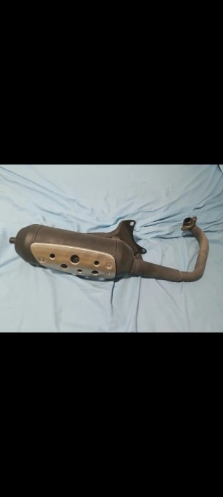 Tubo de escape para moto de 49cc