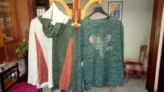 2 Camisetas Manga Larga Invierno Talla 54