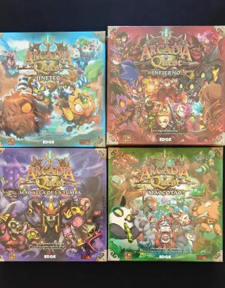 Lote Arcadia Quest Inferno + 3 Expansiones