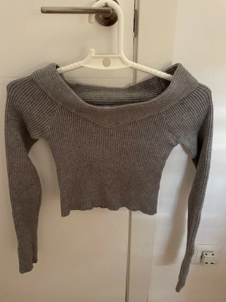 Jersey de punto gris