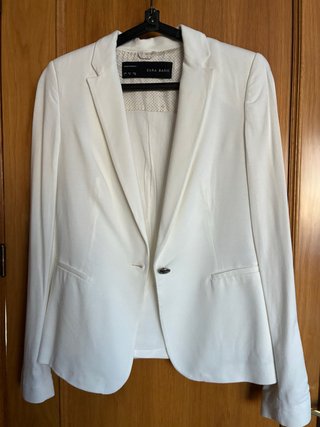 Chaqueta Zara Blanca Talla S