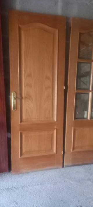 Puertas de madera de castaño