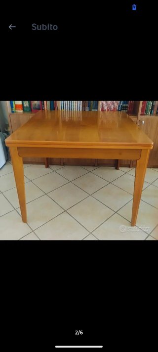 Tavolo estendibile in ciliegio