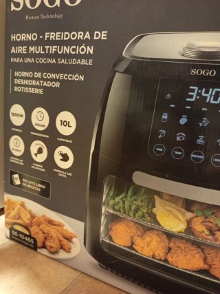 Horno Freidora de Aire Sogo 10L