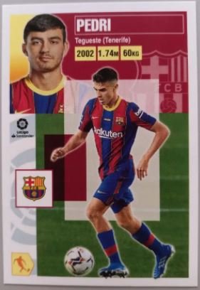Cromo Pedri FC Barcelona 20-21