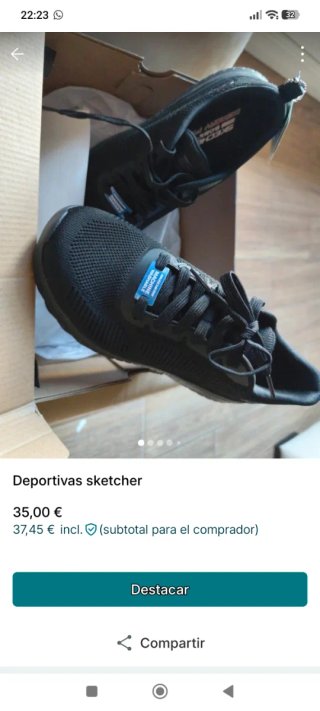 Zapatillas Deportivas Skechers Negras