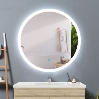 Espejo de Baño LED Redondo con Antivaho NUEVO