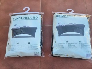2 Fundas para Mesa de Eventos 180cm sin estrenar