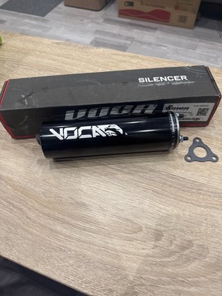 Silenciador VOCA Aluminium Negro