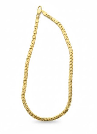 Pulsera de cadena dorada