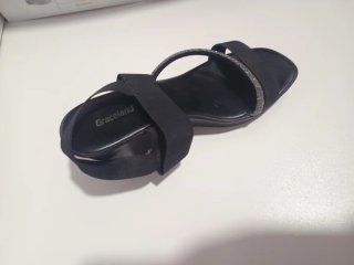 Sandalias con cuña Graceland negras