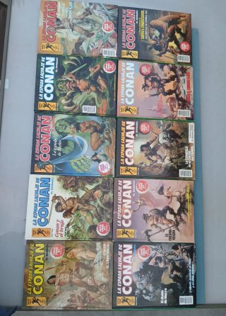 Lote 1-10 Super Conan Serie Oro(1° Edición 1982)