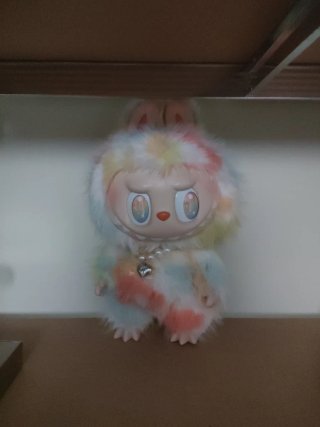 Figura Labubu de Peluche Multicolor