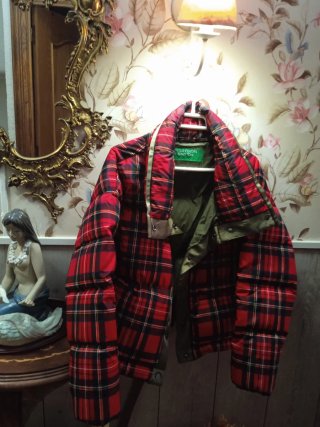 Plumón Tartán Benetton