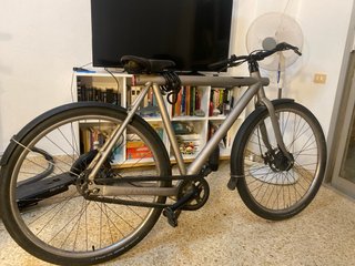 Bicicleta eléctrica VanMoof S1 – batería bloqueada