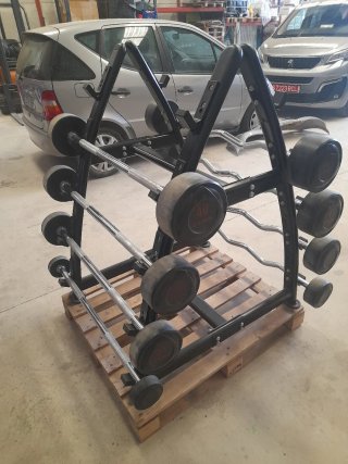 Juego de 8 Barras Fijas de Musculación