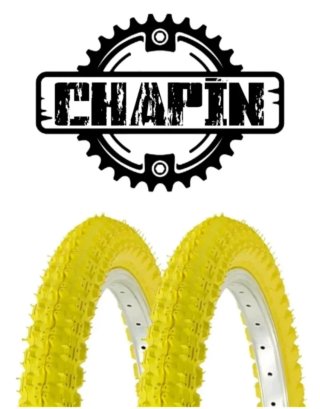 Cubiertas bmx amarillas 20x2.125