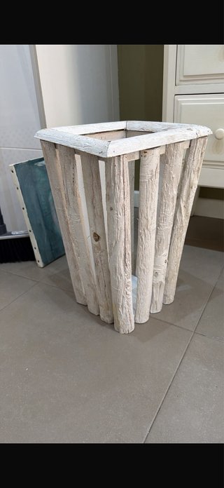 Macetero de Madera Rústico