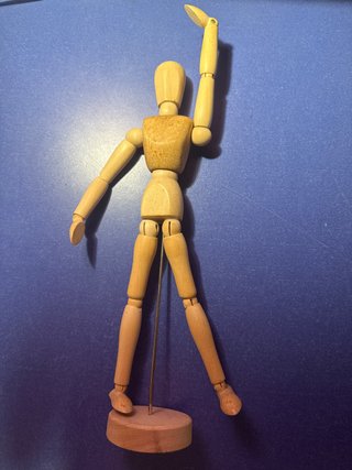 Muñeco Articulado de Madera para Dibujo
