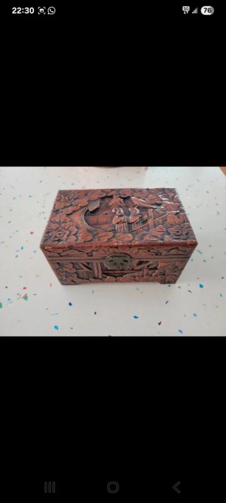 Caja de Madera Tallada
