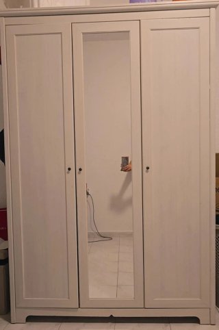 Armario de 3 puertas blanco