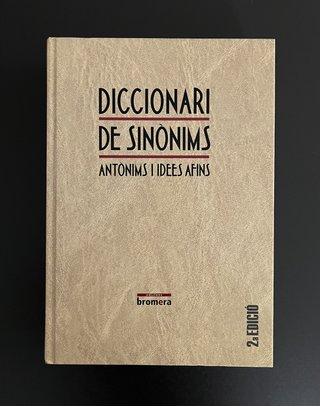 Diccionari de Sinònims Bromera Valencià