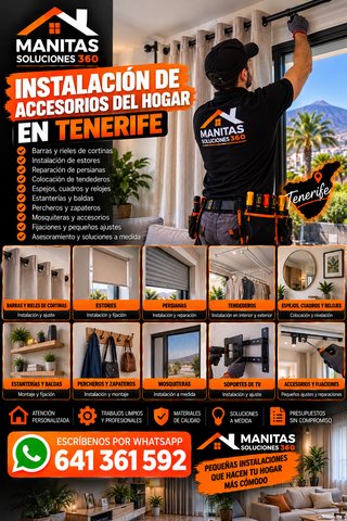 Instalación de Cortinas, Estores, Persianas y Más