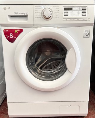 LAVADORA LG DIRECT DRIVE DE 8 KILOS A+++