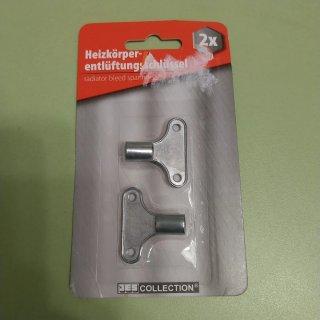 Set de 2 Llaves de Purga para Radiadores