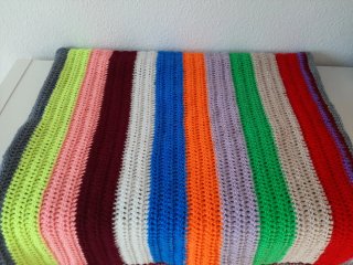 Manta de Lana Multicolor
