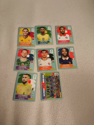 Lote de 8 Cromos Mundial 2026 Panini para José man